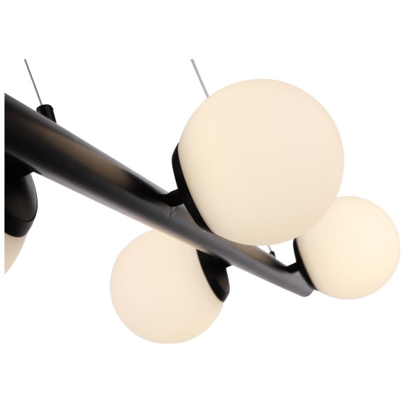 SL395.403.04 Люстра подвесная ST-Luce Черный/Белый LED 4*8W 4000K DONOLO