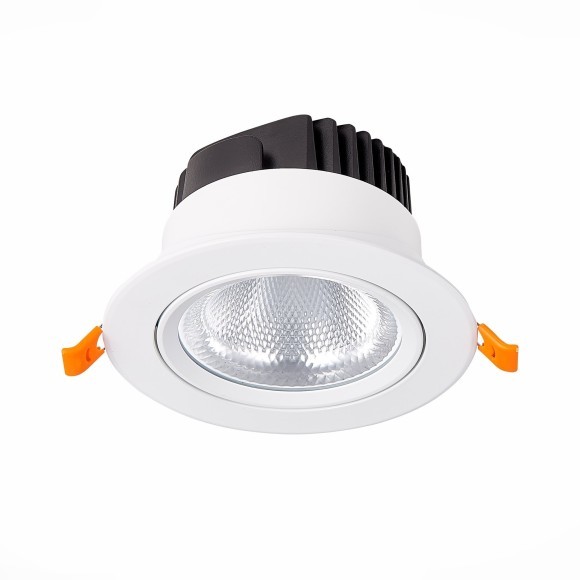 ST211.538.15.36 Св-к встр. Белый LED 1*15W 3000K 1 125Lm Ra80 36° IP20 D109xH65 220-240V Встраиваемые светильники