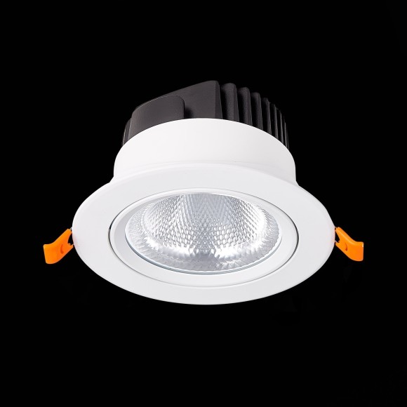 ST211.538.15.36 Св-к встр. Белый LED 1*15W 3000K 1 125Lm Ra80 36° IP20 D109xH65 220-240V Встраиваемые светильники