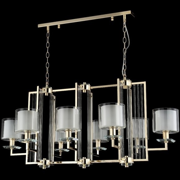 Люстра Crystal Lux NICOLAS SP8 L1000 GOLD/WHITE Люстра Crystal Lux NICOLAS SP8 L1000 GOLD/WHITE