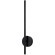 Поворотный настенный светильник Crystal Lux VERDE AP L500 BLACK