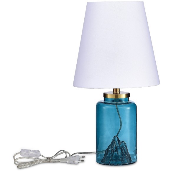 SL1000.214.01 Прикроватная лампа ST-Luce Синий/Белый E27 1*40W ANDE SL1000.214.01 Прикроватная лампа ST-Luce Синий/Белый E27 1*40W ANDE