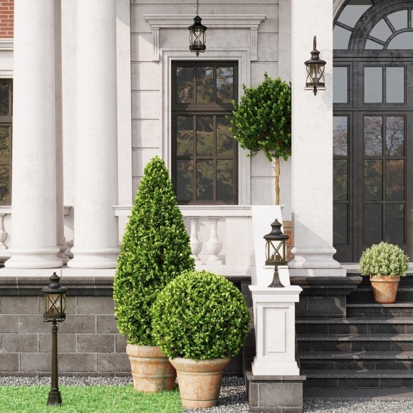 Уличный наземный светильник Odeon Light 4045/3F SATION IP44 под лампы 3xE14 3*60W Уличный наземный светильник Odeon Light 4045/3F SATION IP44 под лампы 3xE14 3*60W