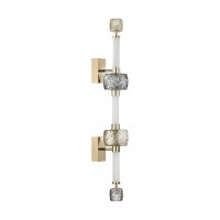 5426/34WL L-VISION ODL_EX24 21 золотой/белый/дымчатый/коньячный/металл/стекло/акрил Бра LED 34W 3000K KLIFF