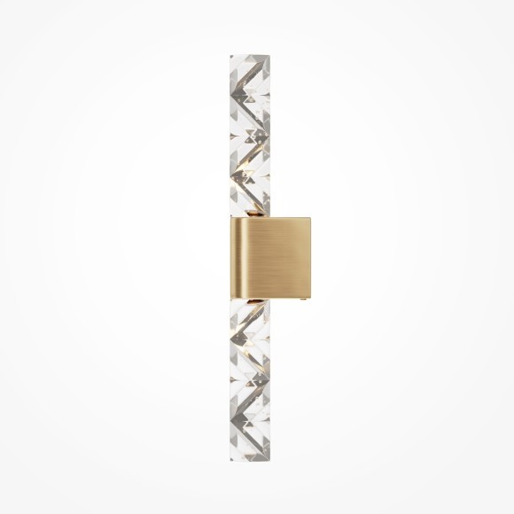 Золотой светодиодный настенный светильник (бра) без выключателя на корпусе, 5Вт, 3000К, 300лм Maytoni Selemo MOD328WL-L5BS3K