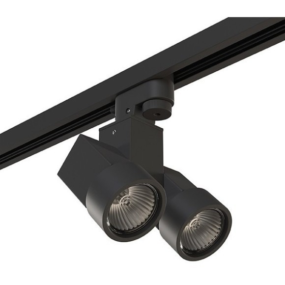 Однофазный двужильный трековый светильник Lightstar A1T051037 Illumo X2 под сменную лампу GU10 Однофазный двужильный трековый светильник Lightstar A1T051037 Illumo X2 под сменную лампу GU10