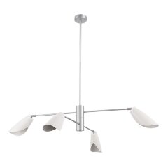 SLE1254-103-04 Светильник подвесной Серебристый/Белый E14 4*60W ALTON SLE1254-103-04 Светильник подвесной Серебристый/Белый E14 4*60W ALTON