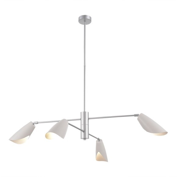 SLE1254-103-04 Светильник подвесной Серебристый/Белый E14 4*60W ALTON SLE1254-103-04 Светильник подвесной Серебристый/Белый E14 4*60W ALTON