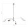 SLE1254-103-04 Светильник подвесной Серебристый/Белый E14 4*60W ALTON SLE1254-103-04 Светильник подвесной Серебристый/Белый E14 4*60W ALTON