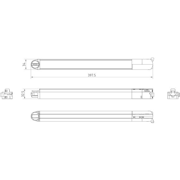 Трековый светильник Technical TR000-1-10W3K-W