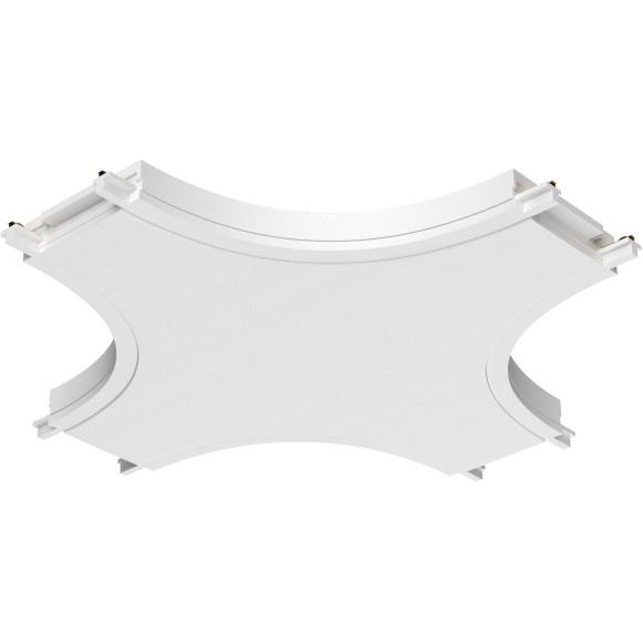 Коннектор Х-образный для накладного плоского шинопровода Maytoni Radity TRA084CX-11W