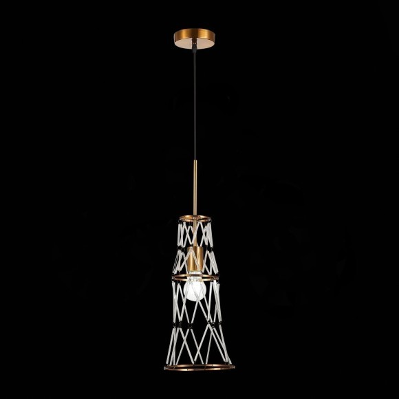 SL1016.203.01 Светильник подвесной ST-Luce Золотистый/Золотистый, Прозрачный E27 1*60W NARRIO