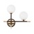 Бра Lumina Deco Marsiada LDW 6033N-2 RT BK+FGD