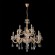 ELIZABETH SP8+4 BRASS 4320/312 Crystal Lux Классическая люстра латунного цвета с прозрачными стеклянными элементами, 12 x E14 до 60 Вт, Ø837 мм, H2814 мм, IP20, 220 В