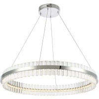 SL383.123.01 Светильник подвесной ST-Luce Хром/Прозрачный LED 1*60W 3000K CHERIO