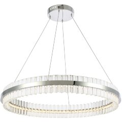 SL383.123.01 Светильник подвесной ST-Luce Хром/Прозрачный LED 1*60W 3000K CHERIO SL383.123.01 Светильник подвесной ST-Luce Хром/Прозрачный LED 1*60W 3000K CHERIO