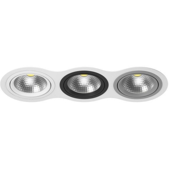 Встраиваемый светильник Lightstar i936060709 Intero 111 под лампы 3xGU10 150W