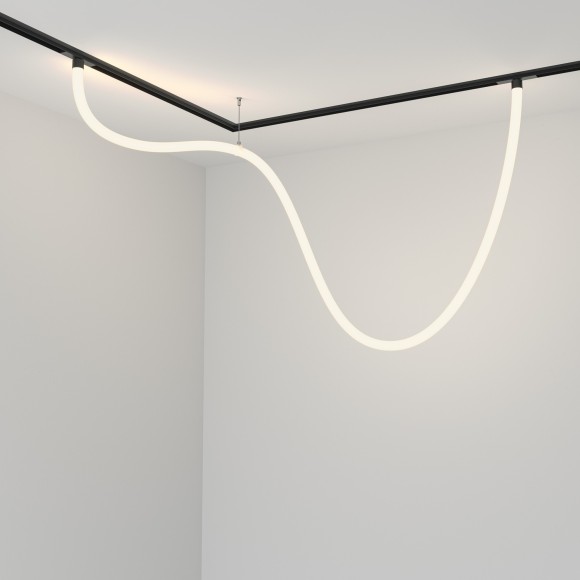 TR101-2-50W4K-B Трековый магнитный светодиодный светильник Maytoni Exility CRI90+ 4000К 2900Лм 360° 50Вт