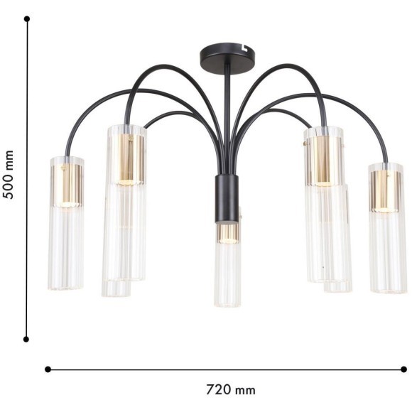 Потолочная люстра 7xGU10x35W Favourite 4740-7C Kors