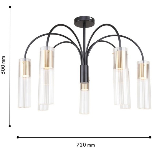 Потолочная люстра 7xGU10x35W Favourite 4740-7C Kors Потолочная люстра 7xGU10x35W Favourite 4740-7C Kors