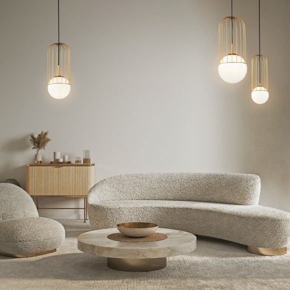 Подвесной светильник шар Maytoni P362PL-01G