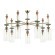 Люстра потолочная Odeon Light 4855/7C BIZET под лампы 7xE14 7*40W