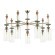 Люстра потолочная Odeon Light 4855/7C BIZET под лампы 7xE14 7*40W