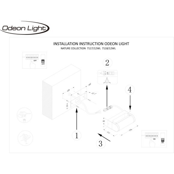 Настенный светильник IP65 LED 12W 450Лм 3000K 140° 220-240V TWINSET 7118/12WL Настенный светильник IP65 LED 12W 450Лм 3000K 140° 220-240V TWINSET 7118/12WL