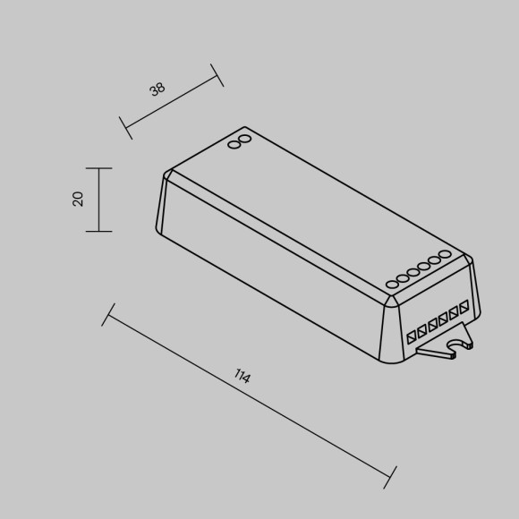 Wi-Fi контроллер для светодиодной ленты RGB MIX 12-24В 742001
