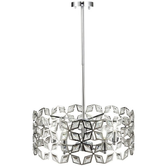 SL1104.103.05 Светильник подвесной ST-Luce хром/прозрачный E14 5*60W CASTO