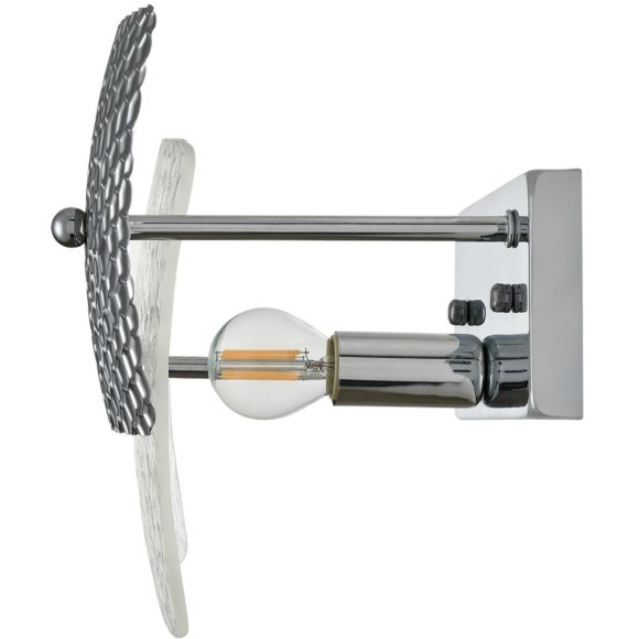 6588/1W MODERNI LN24 хром/тонированное стекло, металл/стекло Бра E14 1*40W 220V LIBERTI