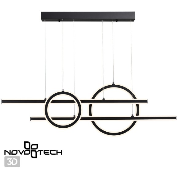 Светильник подвесной диммируемый, в комплекте пульт 4000К 116W Novotech ONDO 359183 Светильник подвесной диммируемый, в комплекте пульт 4000К 116W Novotech ONDO 359183