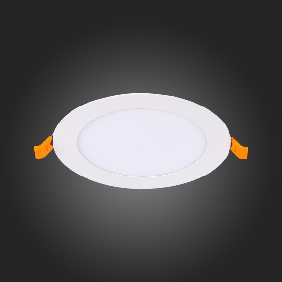 ST209.548.09 Св-к встр. Белый LED 1*9W 4000K 612Lm Ra80 110° IP20 D145xH8 90-265V Встраиваемые светильники