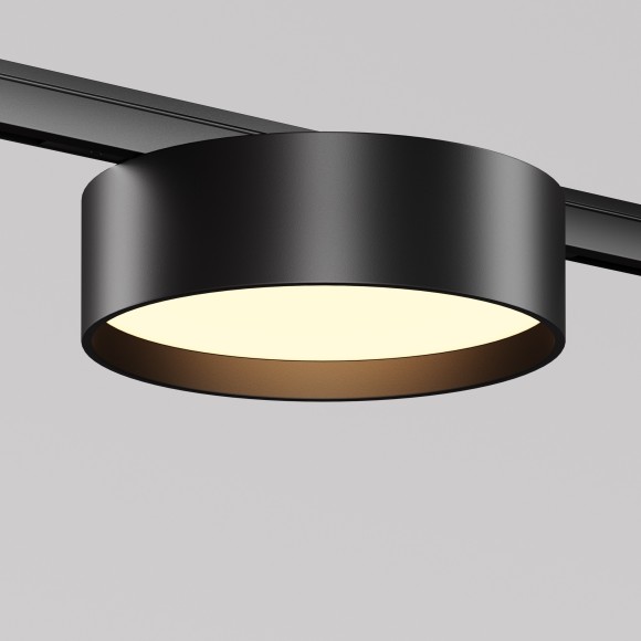 TR189-1-12W3K-B Ультратонкий трековый диммируемый по TRIAC 0/1-10V магнитный светодиодный светильник Maytoni Levity CRI90+ 3000К 630Лм 100° 12Вт
