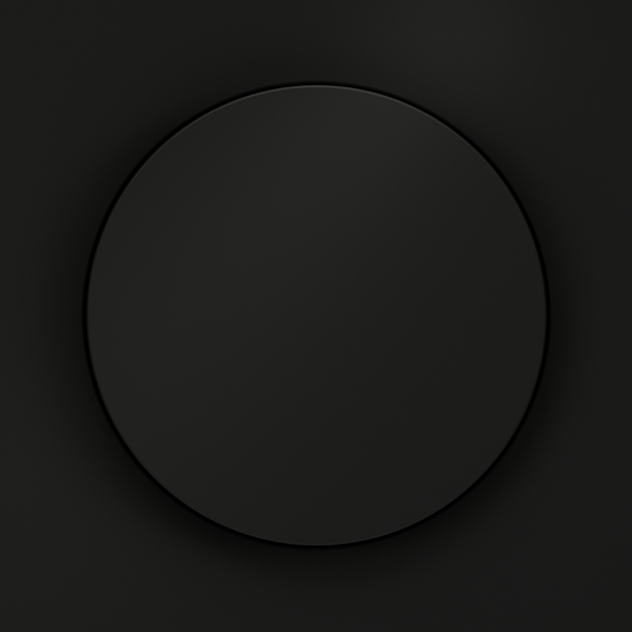 Светорегулятор встраиваемый VOLTUM S70 поворотно-нажимной 600 Вт, (черный матовый)