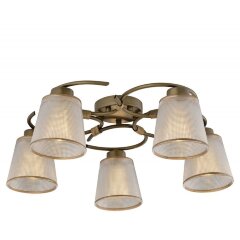 Люстра потолочная Lussole LSP-0223 OAKLAND IP21 под лампы 5xE27 300W Люстра потолочная Lussole LSP-0223 OAKLAND IP21 под лампы 5xE27 300W