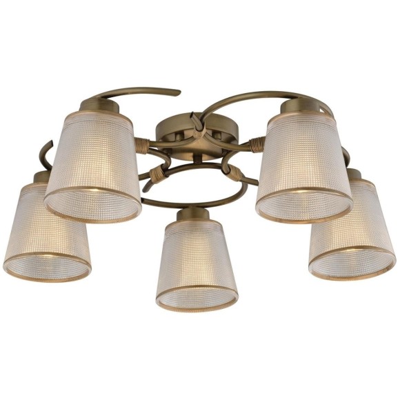 Люстра потолочная Lussole LSP-0223 OAKLAND IP21 под лампы 5xE27 300W Люстра потолочная Lussole LSP-0223 OAKLAND IP21 под лампы 5xE27 300W