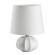 8145/1T MODERNI LN25 белый, керамика/текстиль Настольная лампа Е27 1*60W 220V HAMA