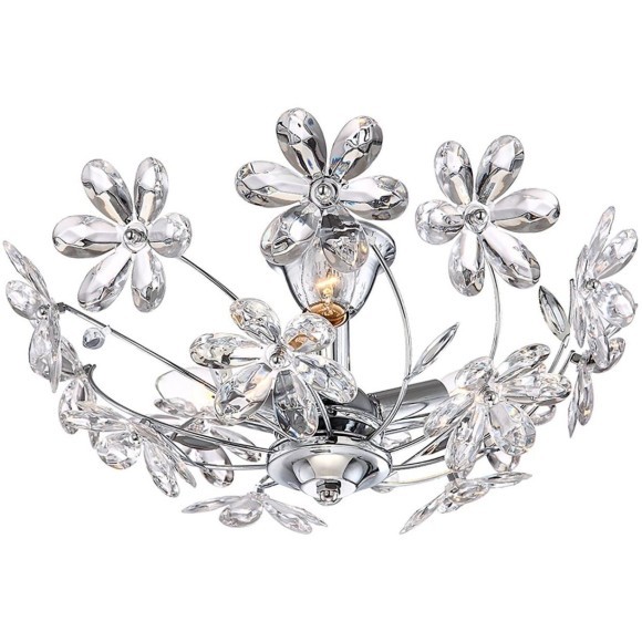 Люстра потолочная Lussole GRLSP-0185 PHOENIX IP21 под лампы 3xE14 18W