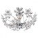 Люстра потолочная Lussole GRLSP-0185 PHOENIX IP21 под лампы 3xE14 18W