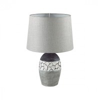 8118/1T COMFI LN25 серый, керамика/текстиль Настольная лампа E27 1*60W 220V AVALONA