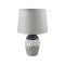 8118/1T COMFI LN25 серый, керамика/текстиль Настольная лампа E27 1*60W 220V AVALONA
