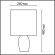 8118/1T COMFI LN25 серый, керамика/текстиль Настольная лампа E27 1*60W 220V AVALONA