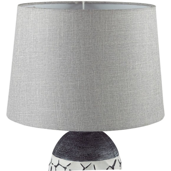 8118/1T COMFI LN25 серый, керамика/текстиль Настольная лампа E27 1*60W 220V AVALONA
