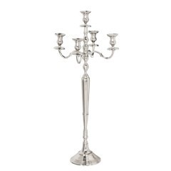 422412 MAXAAS Подсвечник неоклассика L450, B200, H1000 алюминий хром