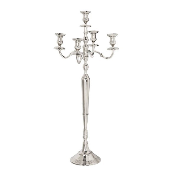 422412 MAXAAS Подсвечник неоклассика L450, B200, H1000 алюминий хром