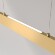 Линейный подвесной светильник Maytoni Step P010PL-L30G4K LED 30Вт 4000K 2200Лм 120° CRI80 золотой матовый металлический корпус, макс. высота 1185 мм, двойной свет (вниз основной + вверх)