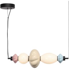 SL6134.423.01 Светильник подвесной ST-Luce черный/синий, желтый, розовый, опаловый LED 1*18W 3000K FLORENTINI