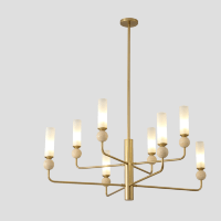 Люстра Crystal Lux SIMPLY SP8 BRASS 4080/308