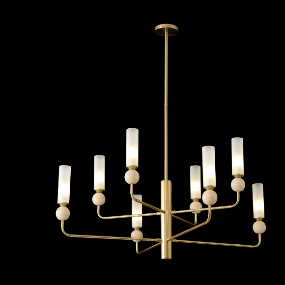 Люстра Crystal Lux SIMPLY SP8 BRASS 4080/308